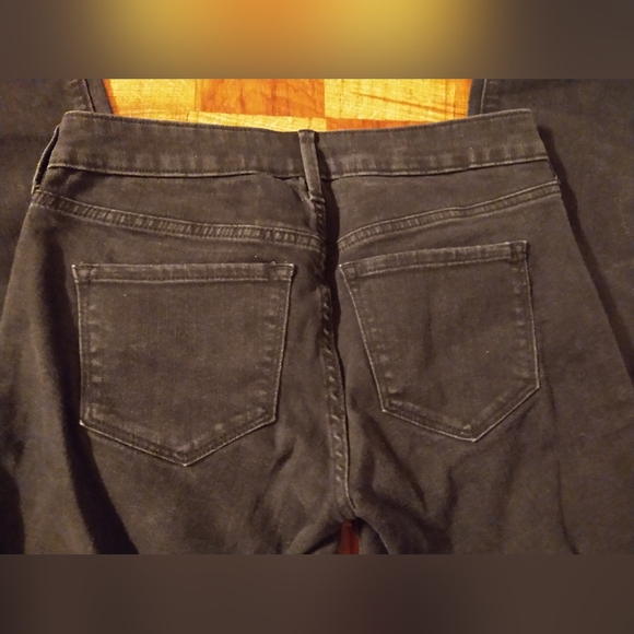 Old Navy Kicker Boot Cut Black Jeans Women's Size 4 Petite - Picture 4 of 6